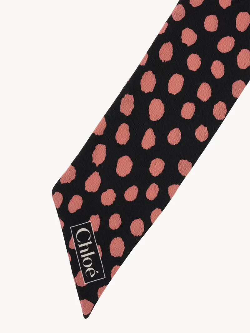 Chlo Spotted Bandeau Scarf