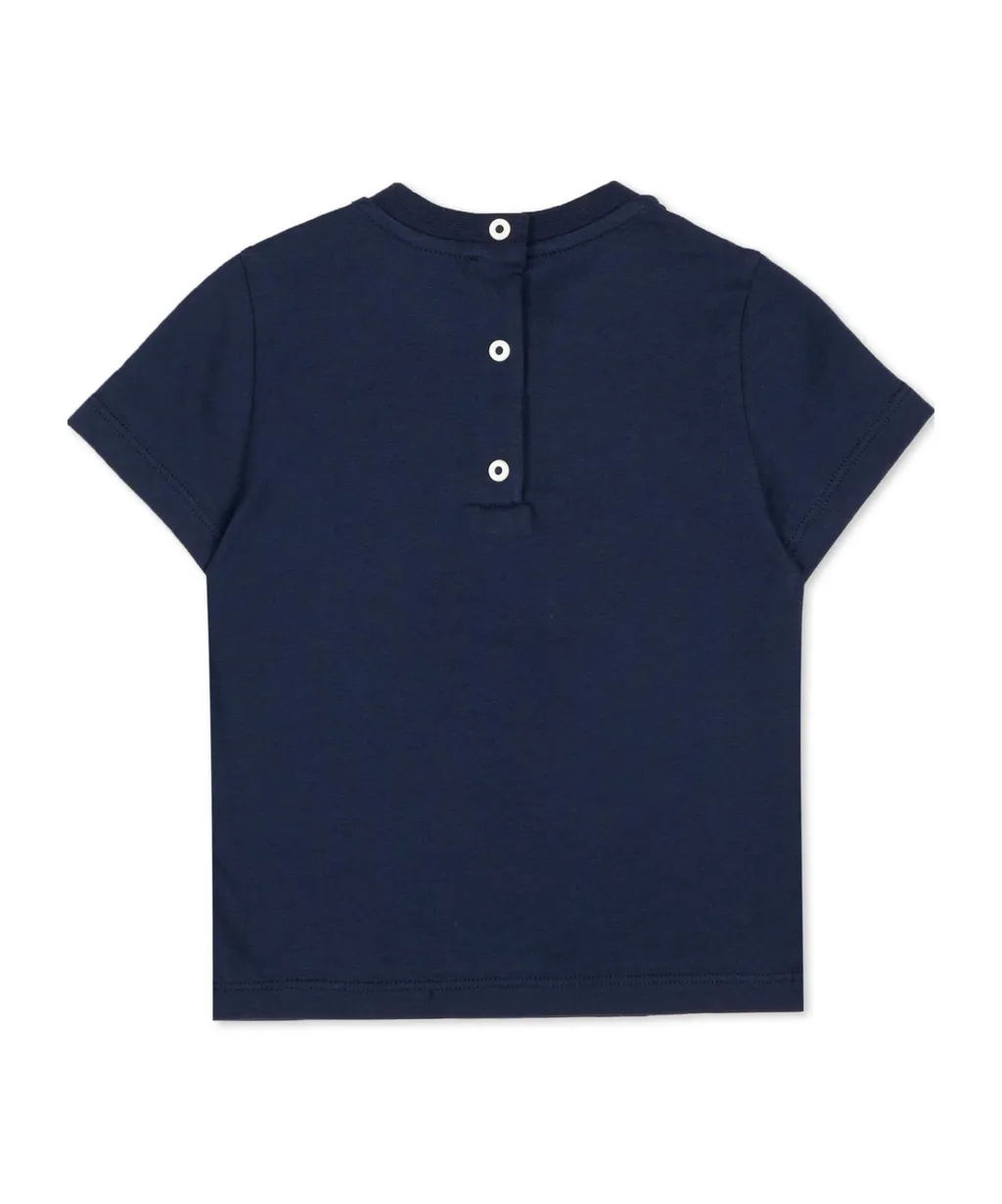 Fendi Kids Logo-Embossed Crewneck T-Shirt