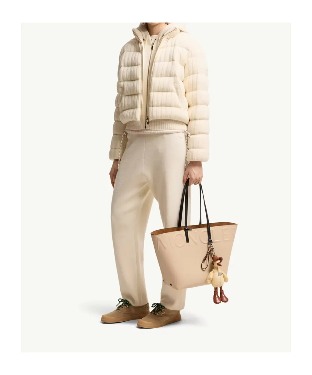 Wool & Cashmere Blend Padded Cardigan