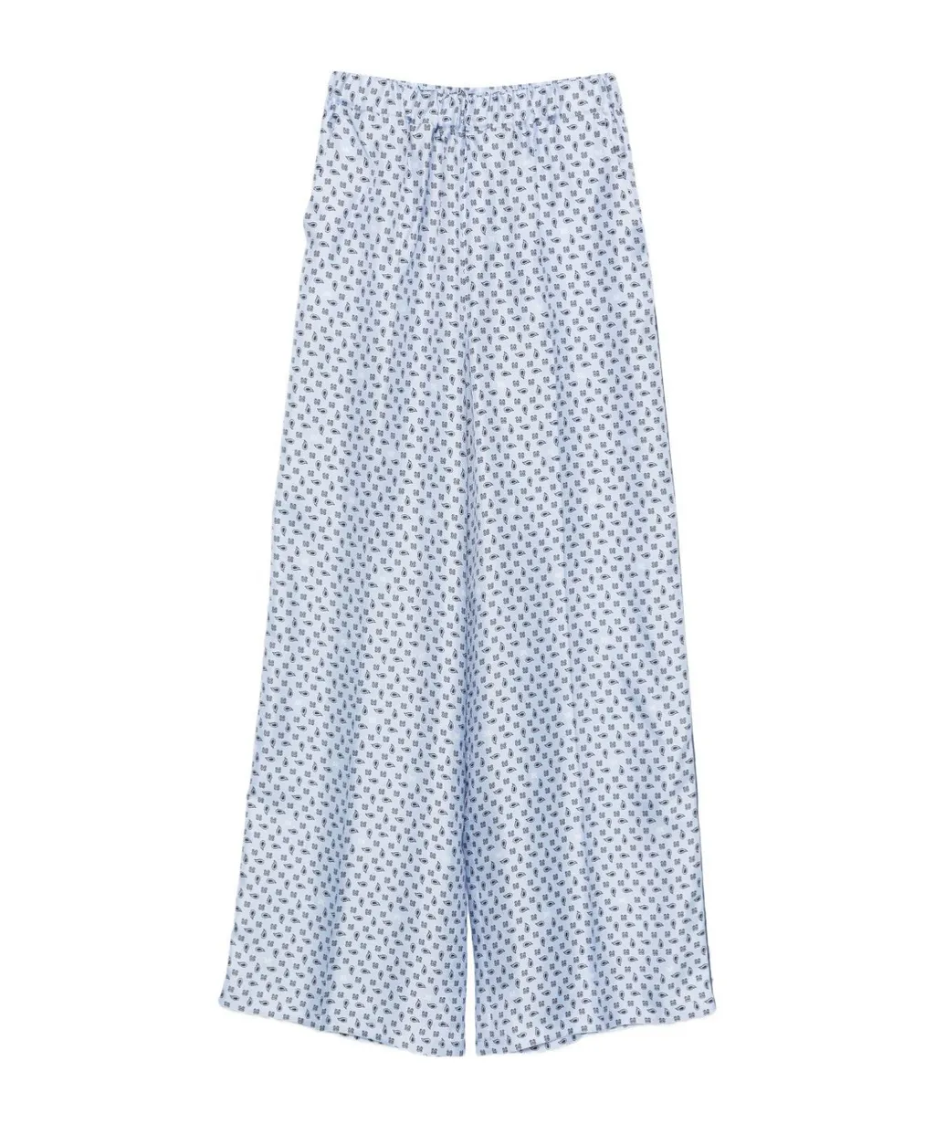 Wide-Leg Casual Pants