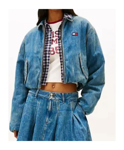 Collared Denim Jacket
