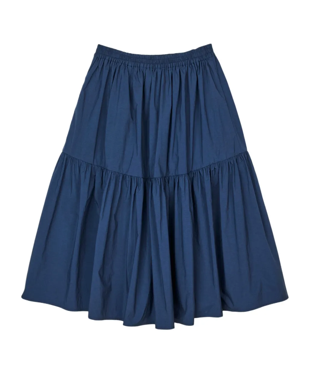 Floral Detail Midi Skirt