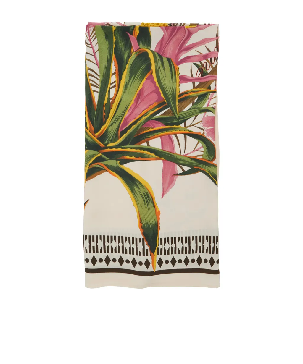 Blumarine Floral Print Scarf