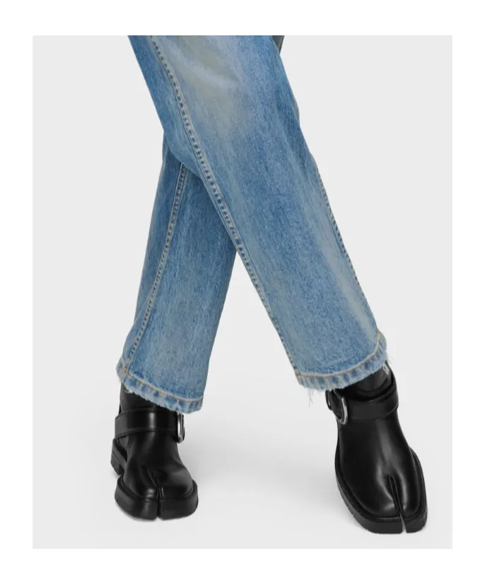 Maison Margiela Tabi County Buckle Ankle Boots