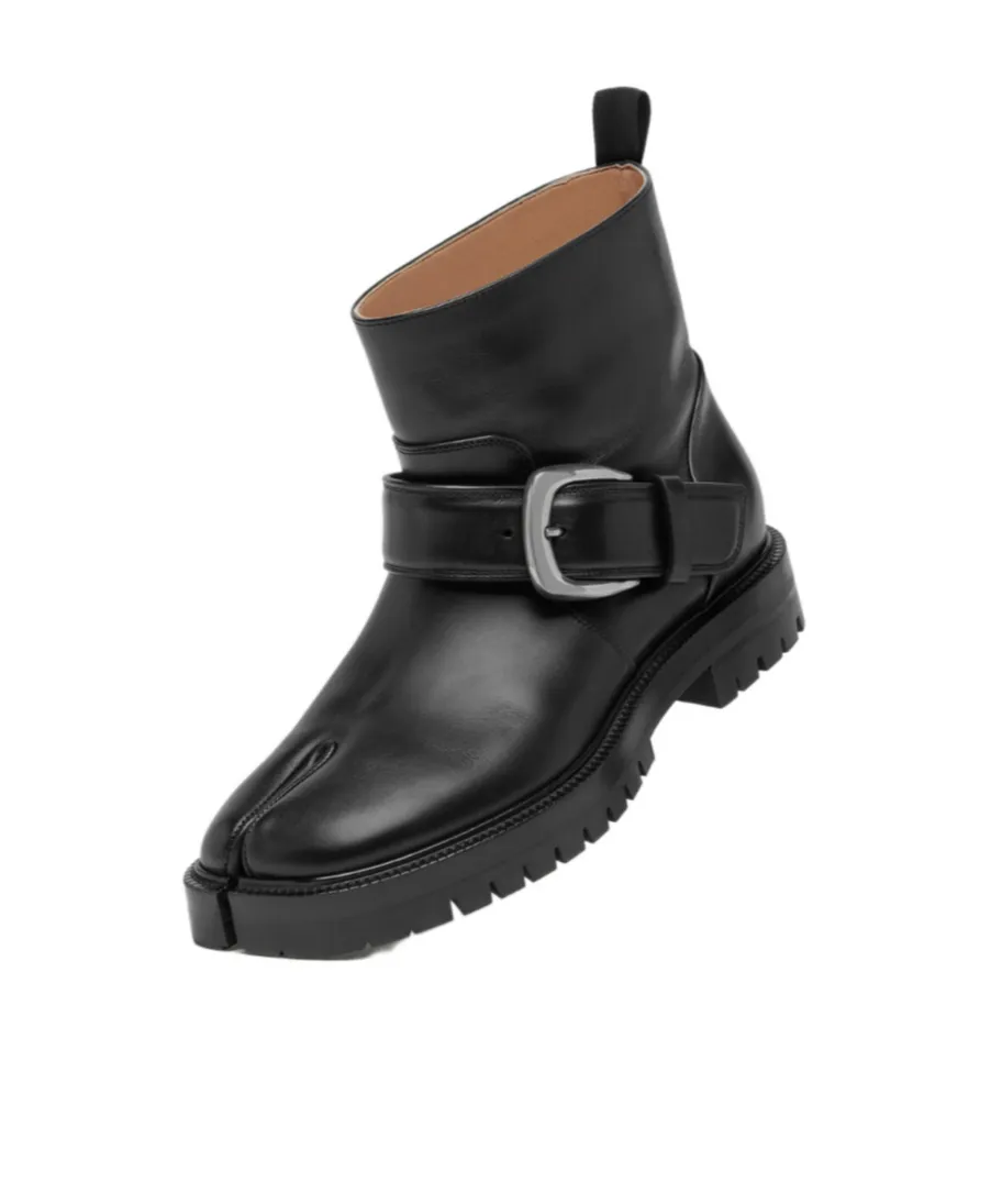 Maison Margiela Tabi County Buckle Ankle Boots