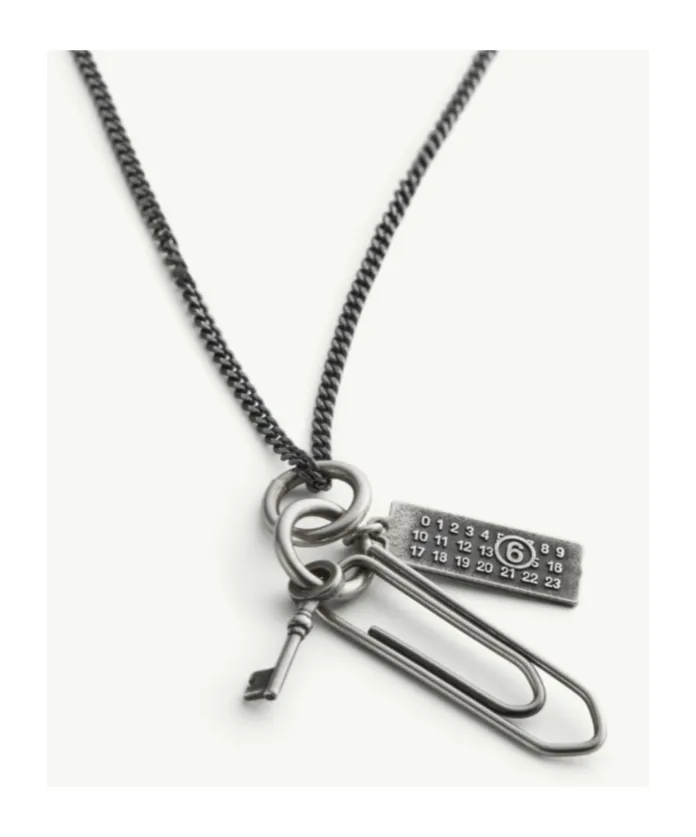 Mm6 Maison Margiela Paperclip Chain Necklace