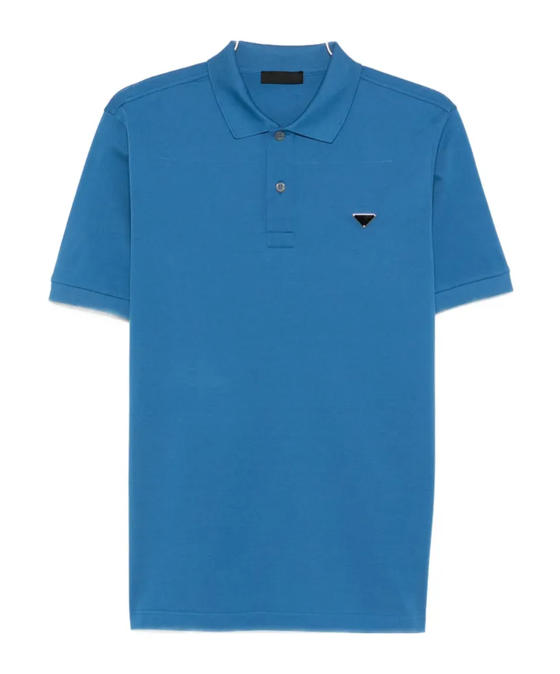 Triangle-Logo Polo Shirt