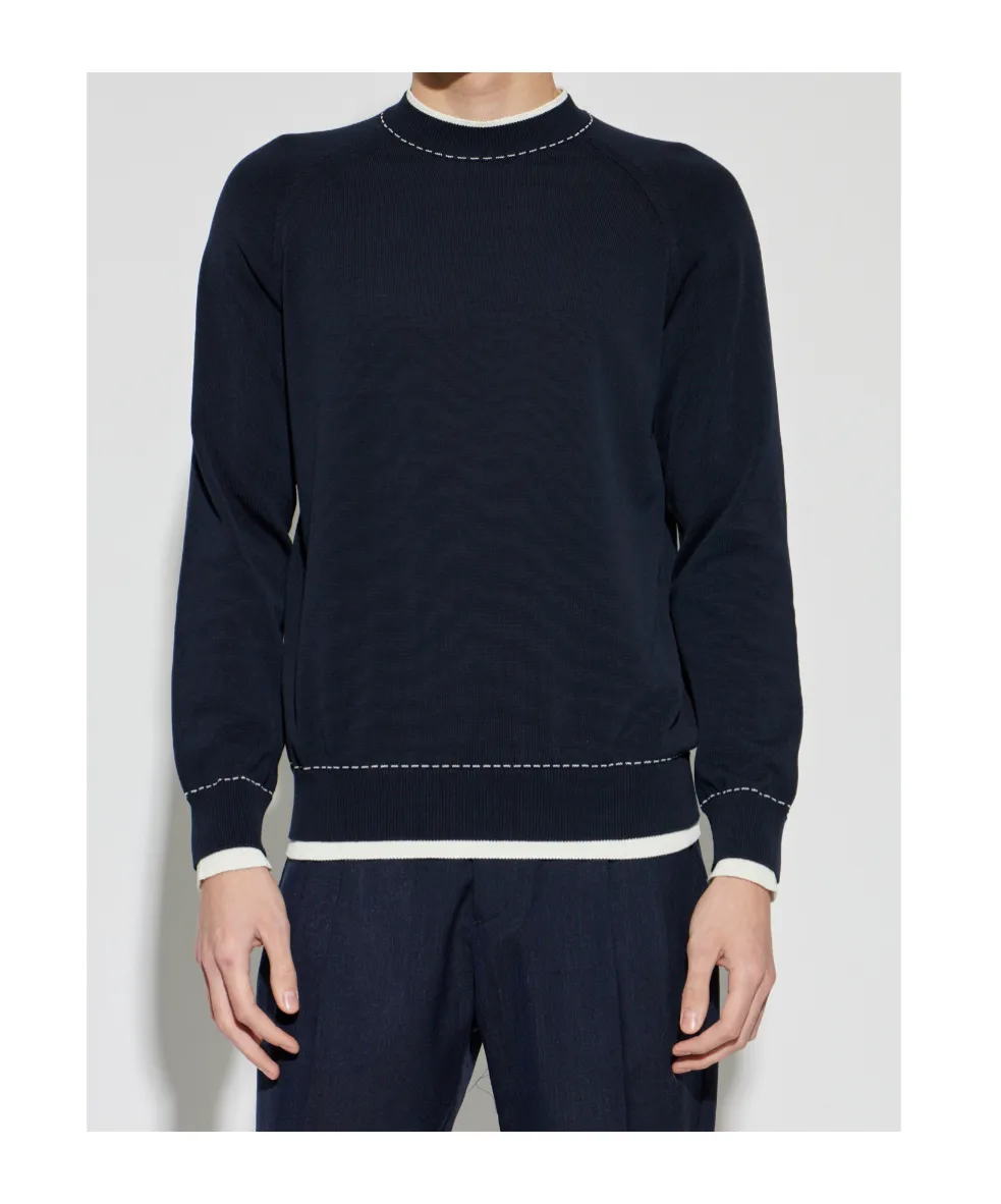 Long-Sleeve Crew-Neck Sweater