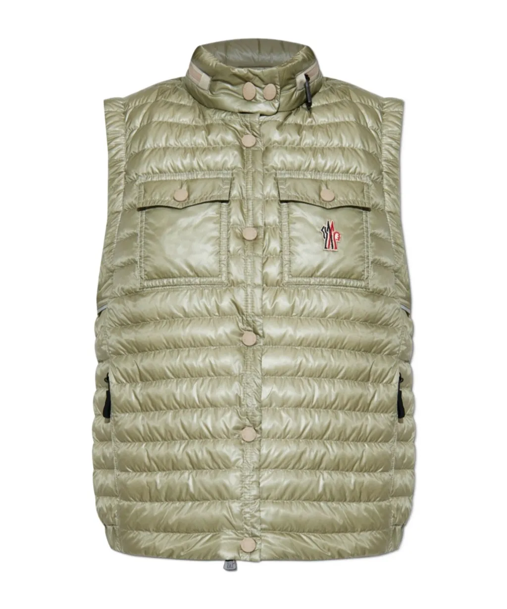 Moncler Grenoble Logo Patch Padded Gilet