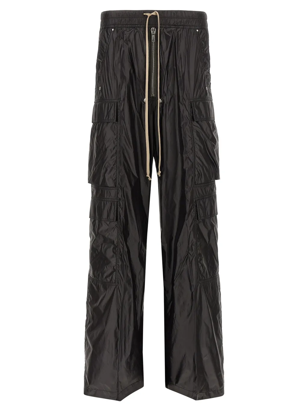 Rick Owens Cargobelas Drawstring Wide-Leg Trousers