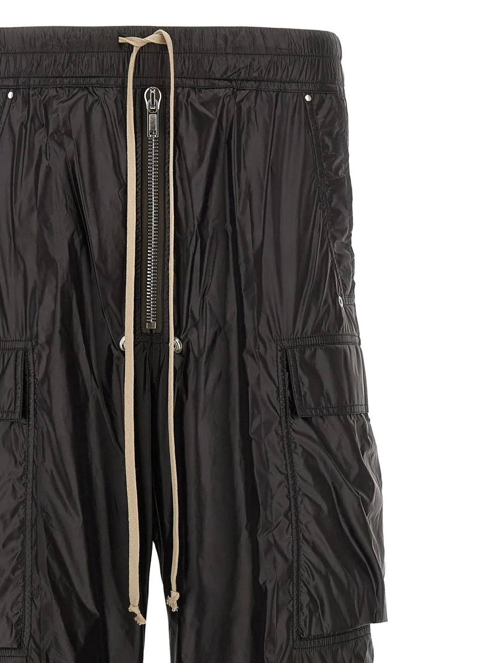 Rick Owens Cargobelas Drawstring Wide-Leg Trousers