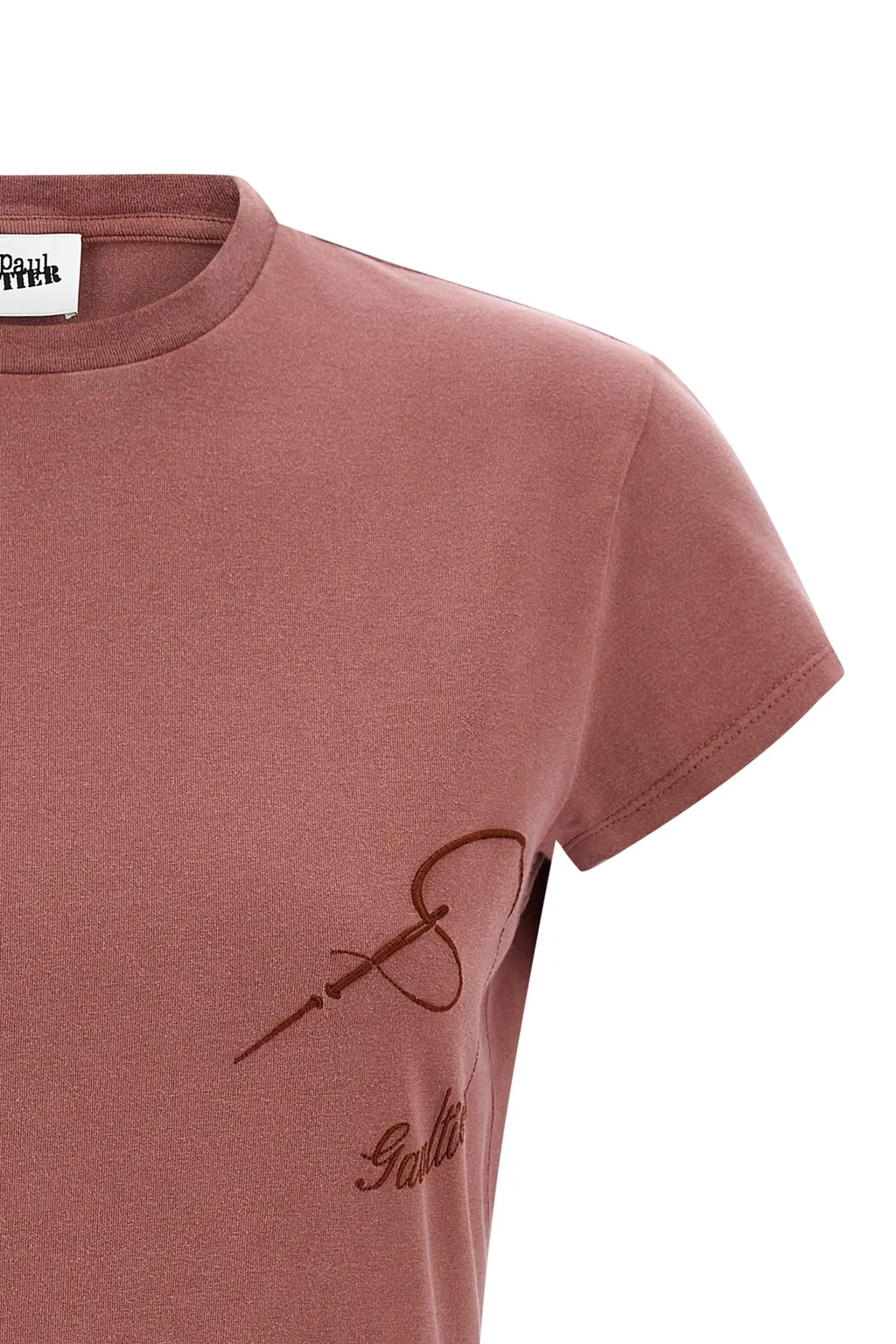 The Needles Embroidered Faded T-Shirt