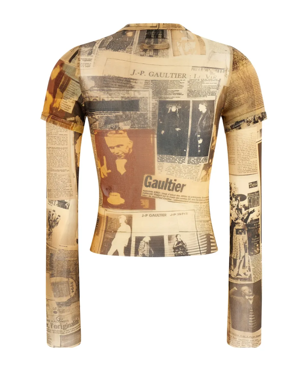 The Journal Double Baby Layered Sleeve T-Shirt
