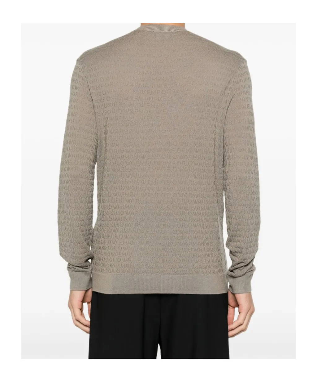 Textured Crew-Neck Sweater