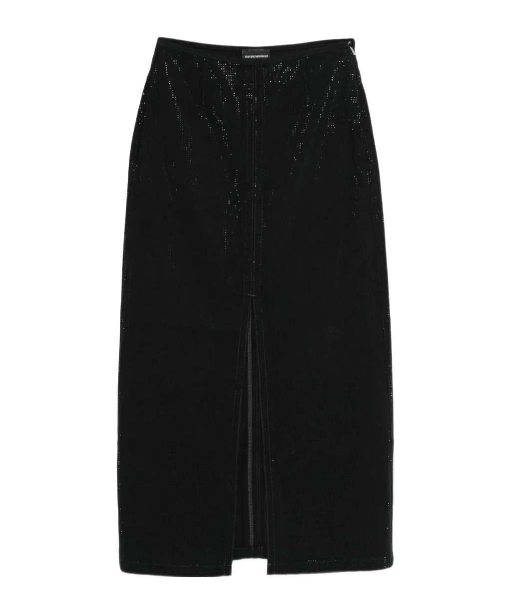 Slit Midi Skirt