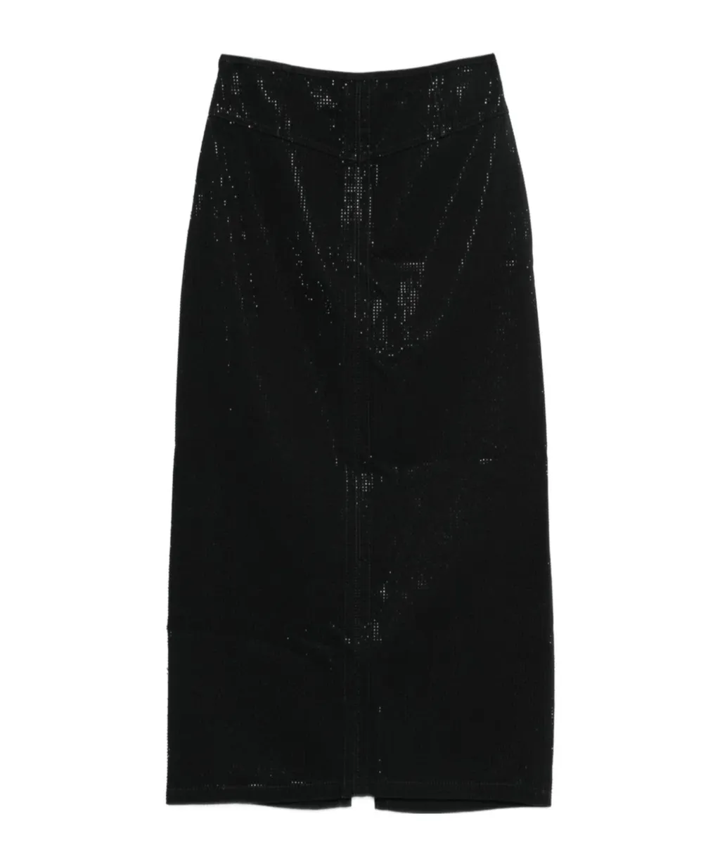 Slit Midi Skirt
