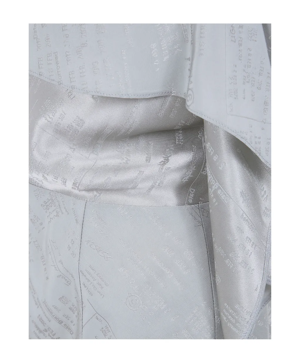 Mm6 Maison Margiela Folded Jacquard Top