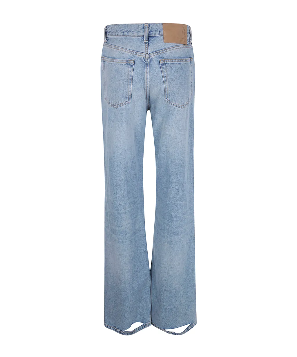 Haikure Korea High-Rise Wide-Leg Jeans