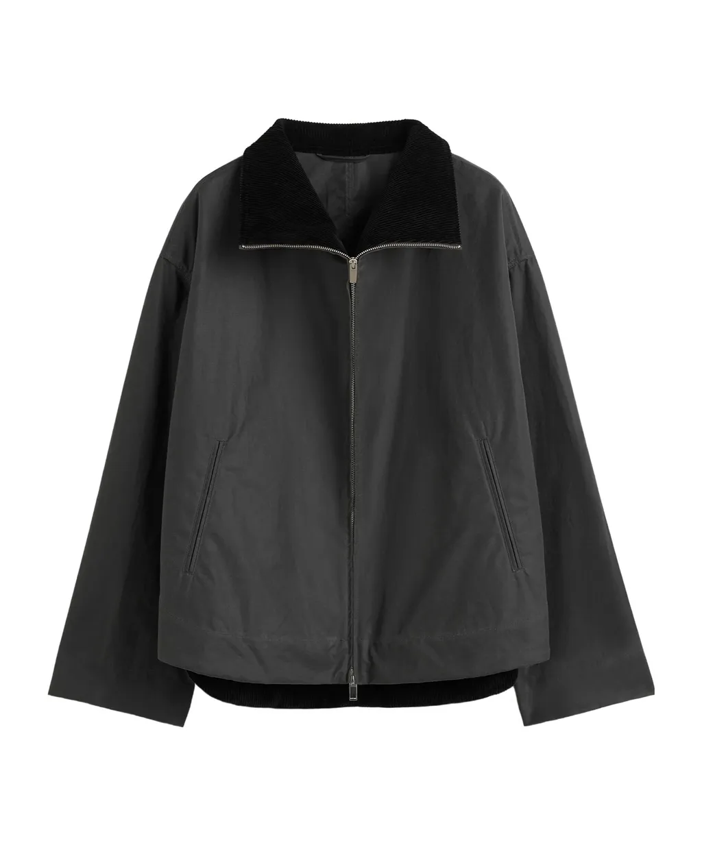 TotÊMe Long Sleeved Corduroy-Collar Jacket