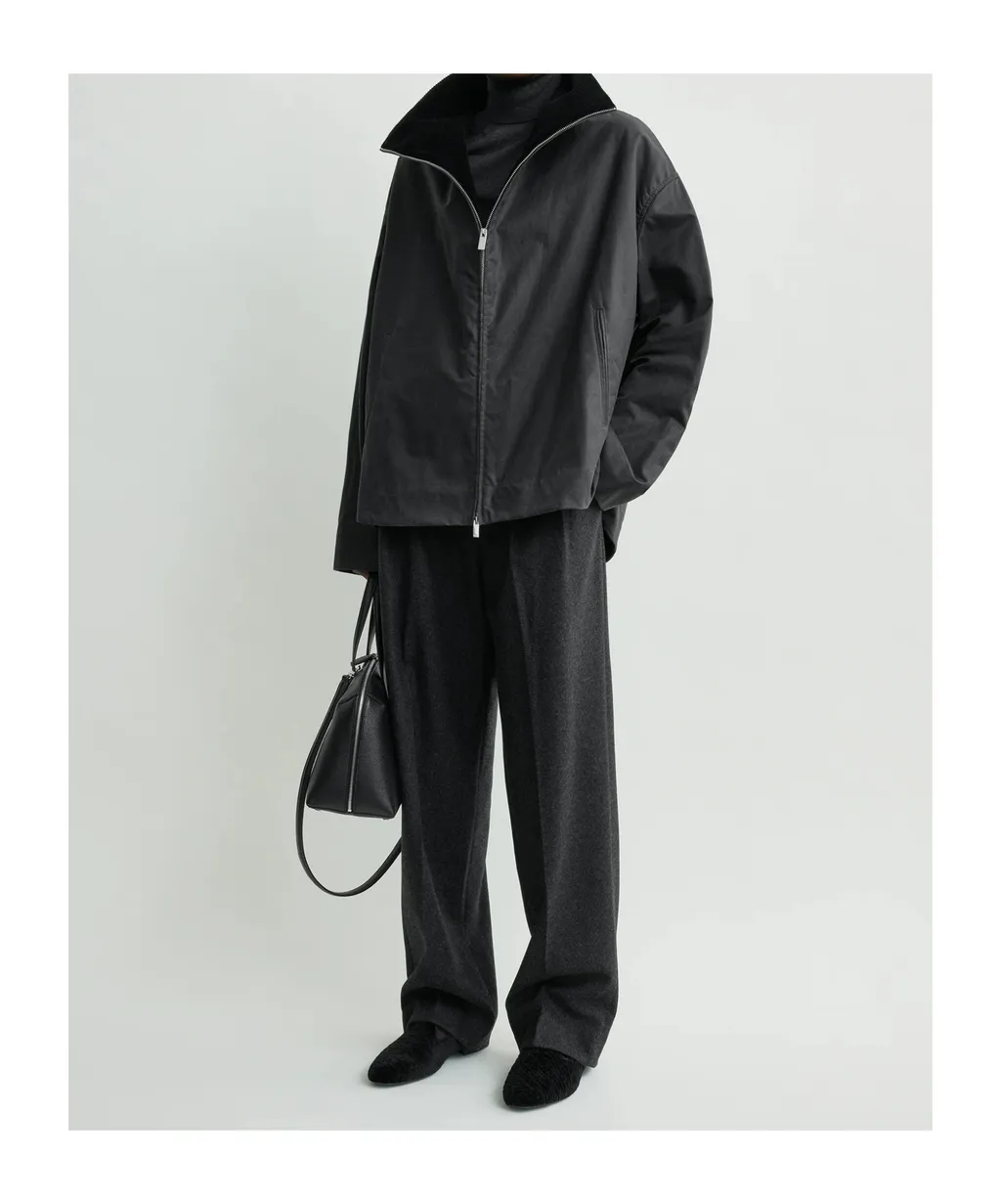 TotÊMe Long Sleeved Corduroy-Collar Jacket