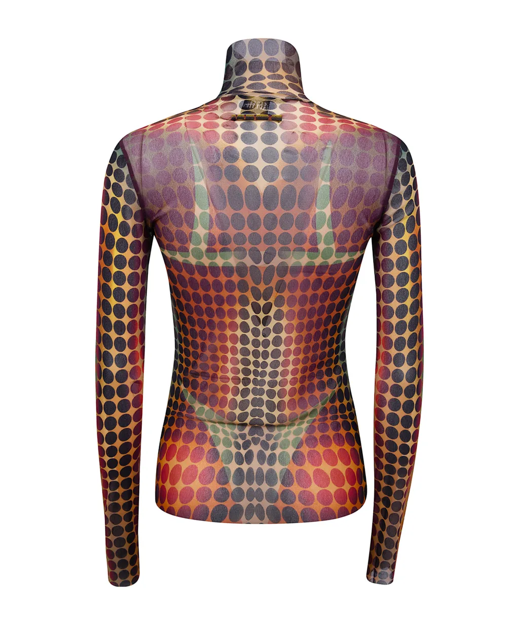 Jean Paul Gaultier Sheer Printed T-Shirt