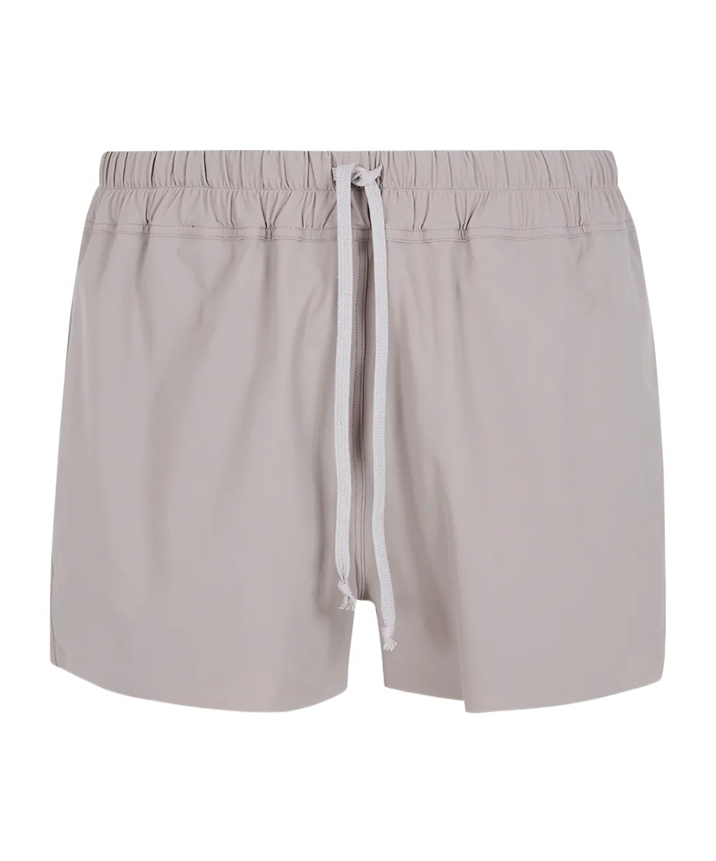 Drawstring-Waist Swim Shorts
