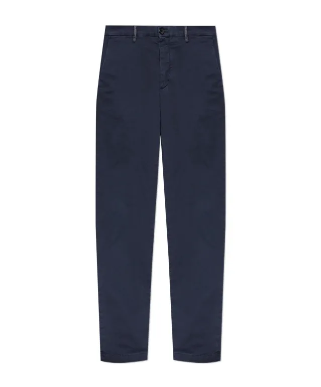 Ps Paul Smith Logo Patch Tapered Trousers