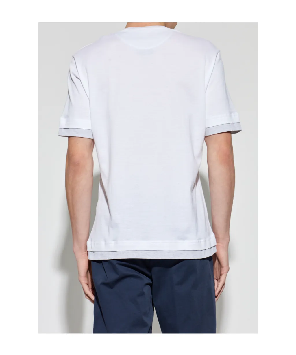 Eleventy Crewneck Short-Sleeved T-Shirt