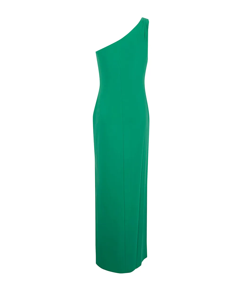 Lauren Ralph Lauren Draped One-Shoulder Dress