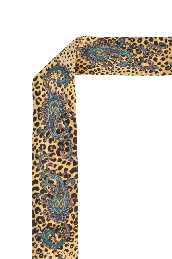 Patterned Silk Scarf