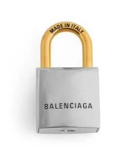 Bb Padlock Charm Keychain