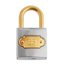 Bb Padlock Charm Keychain