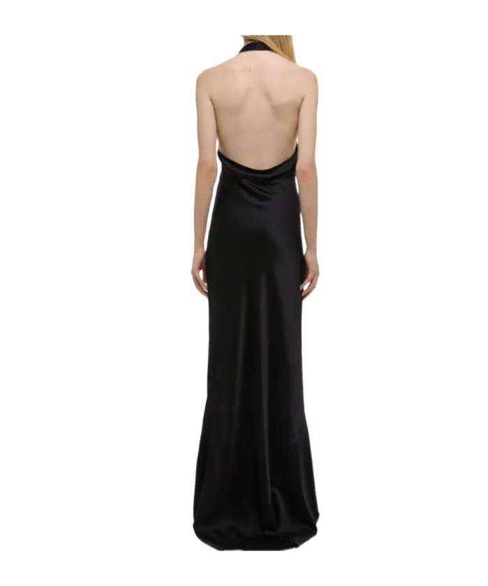 Silk U-Neck Dress