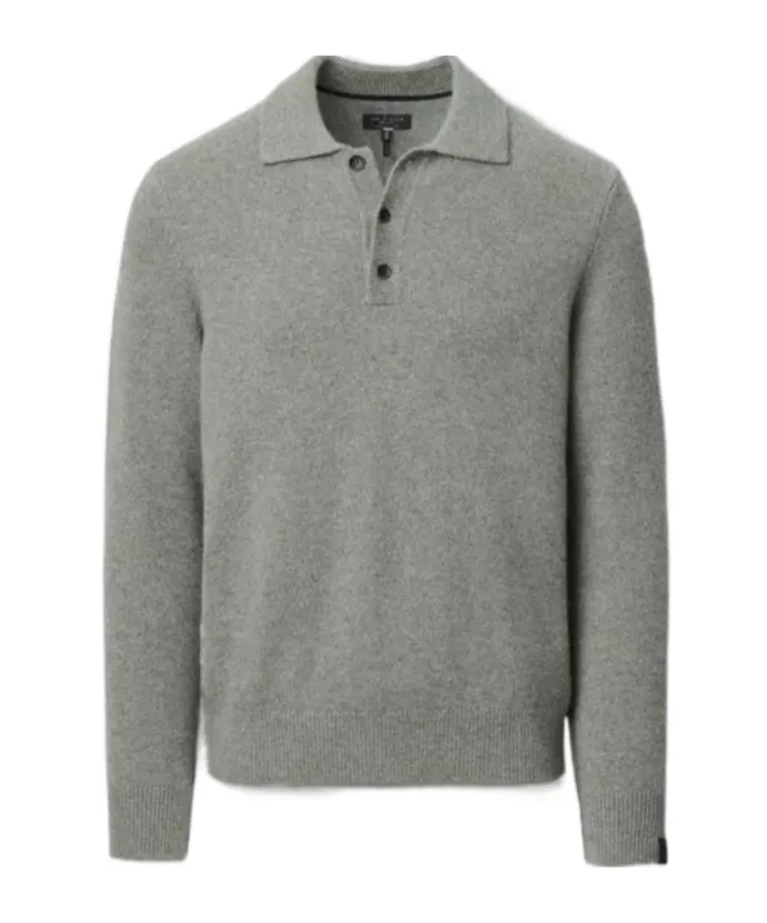 Declan Cashmere Polo Sweater