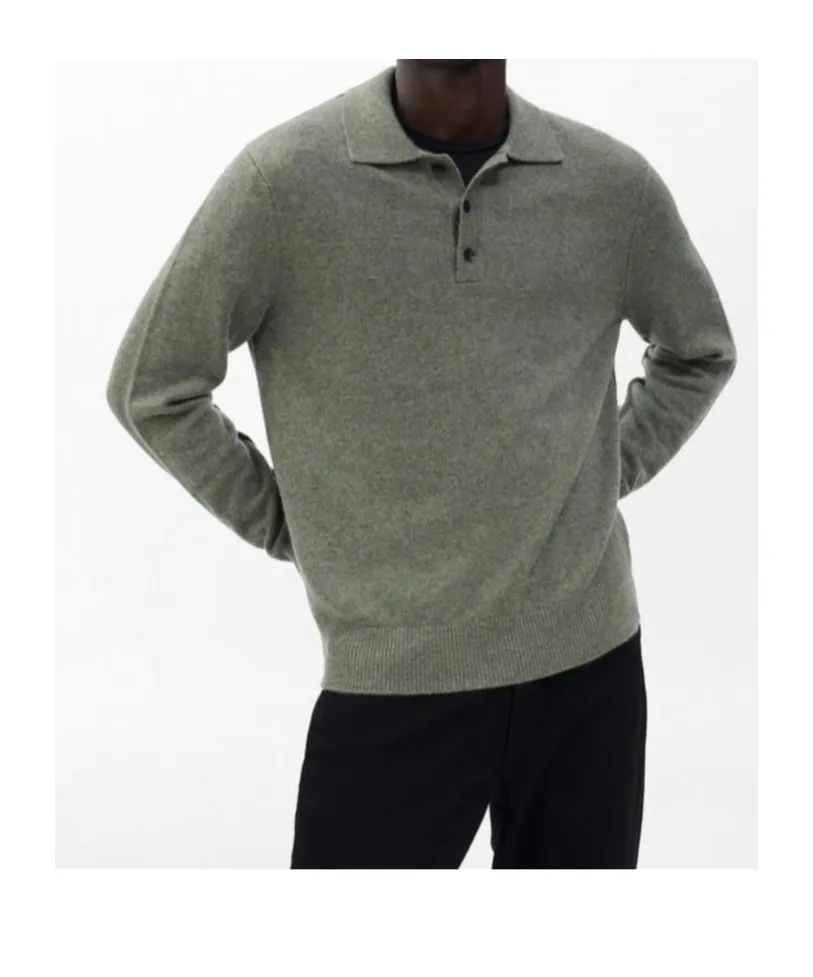 Declan Cashmere Polo Sweater