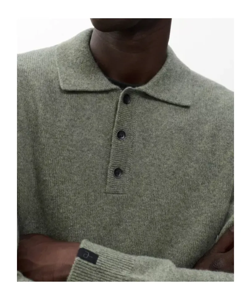 Declan Cashmere Polo Sweater