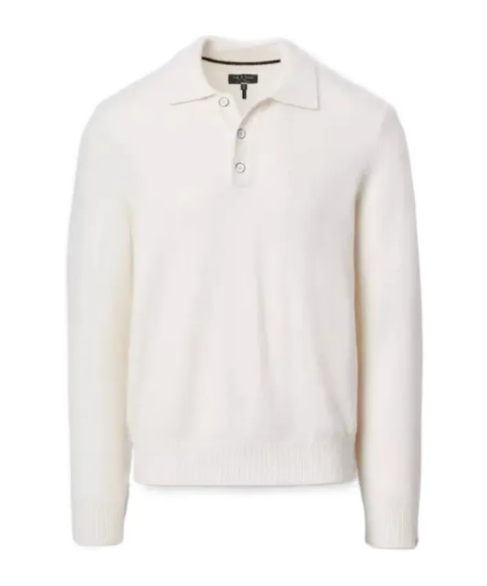 Declan Cashmere Polo Sweater
