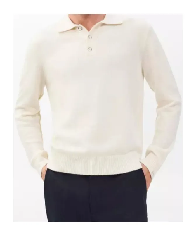 Declan Cashmere Polo Sweater