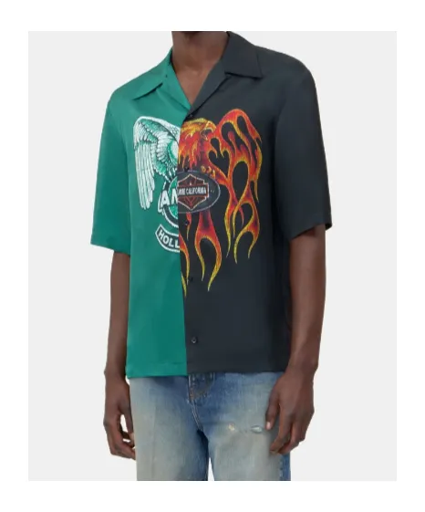 Spliced Camp Shirt