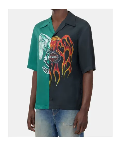 Spliced Camp Shirt