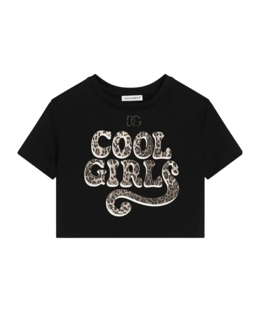 Dolce & Gabbana Kids Terry-Effect Interlock T-Shirt