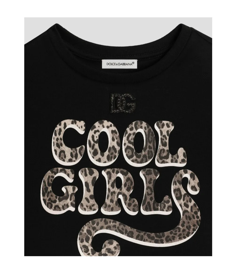 Dolce & Gabbana Kids Terry-Effect Interlock T-Shirt