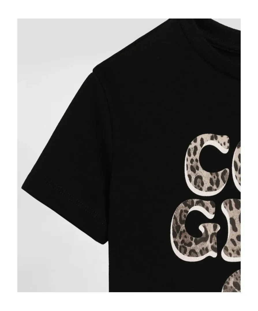 Dolce & Gabbana Kids Terry-Effect Interlock T-Shirt