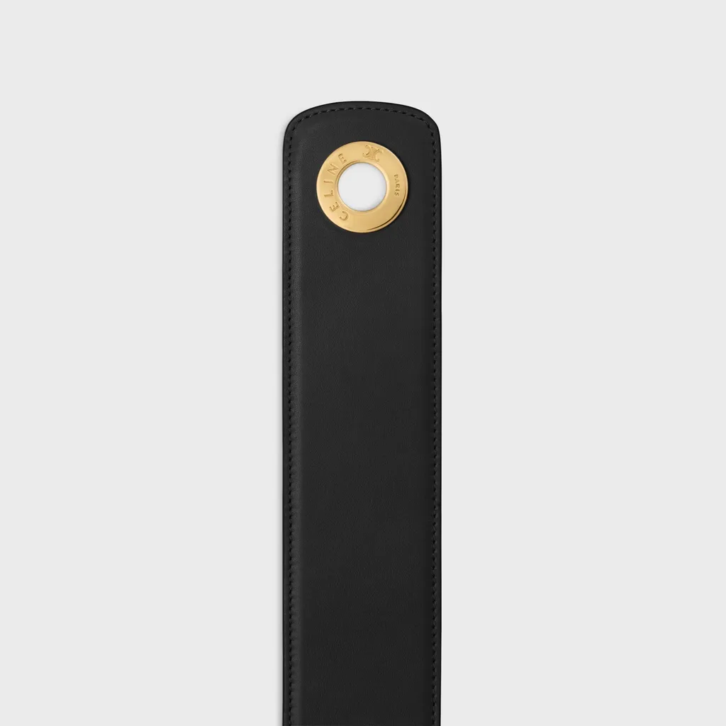 Large 50Mm Celine Disc Belt In Supple Natural Calfskin