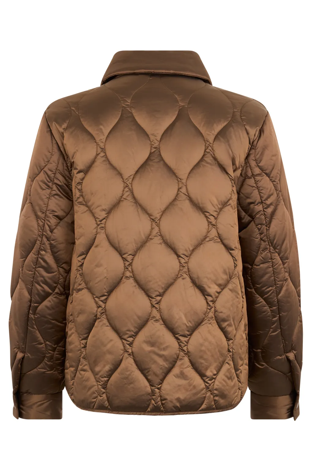 Diamond-Quilted Padded Jacket