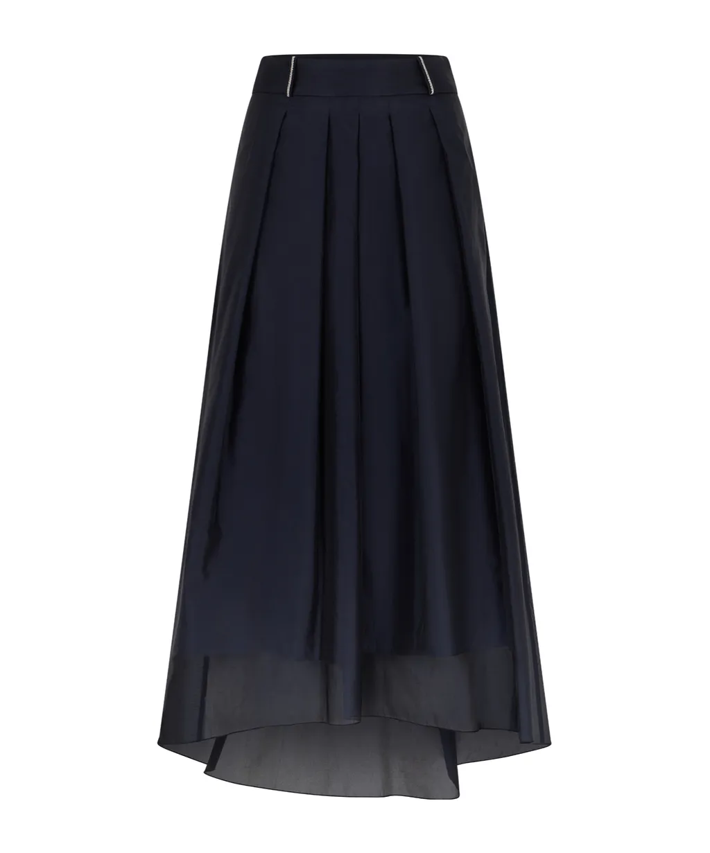 Pleated Maxi Skirt