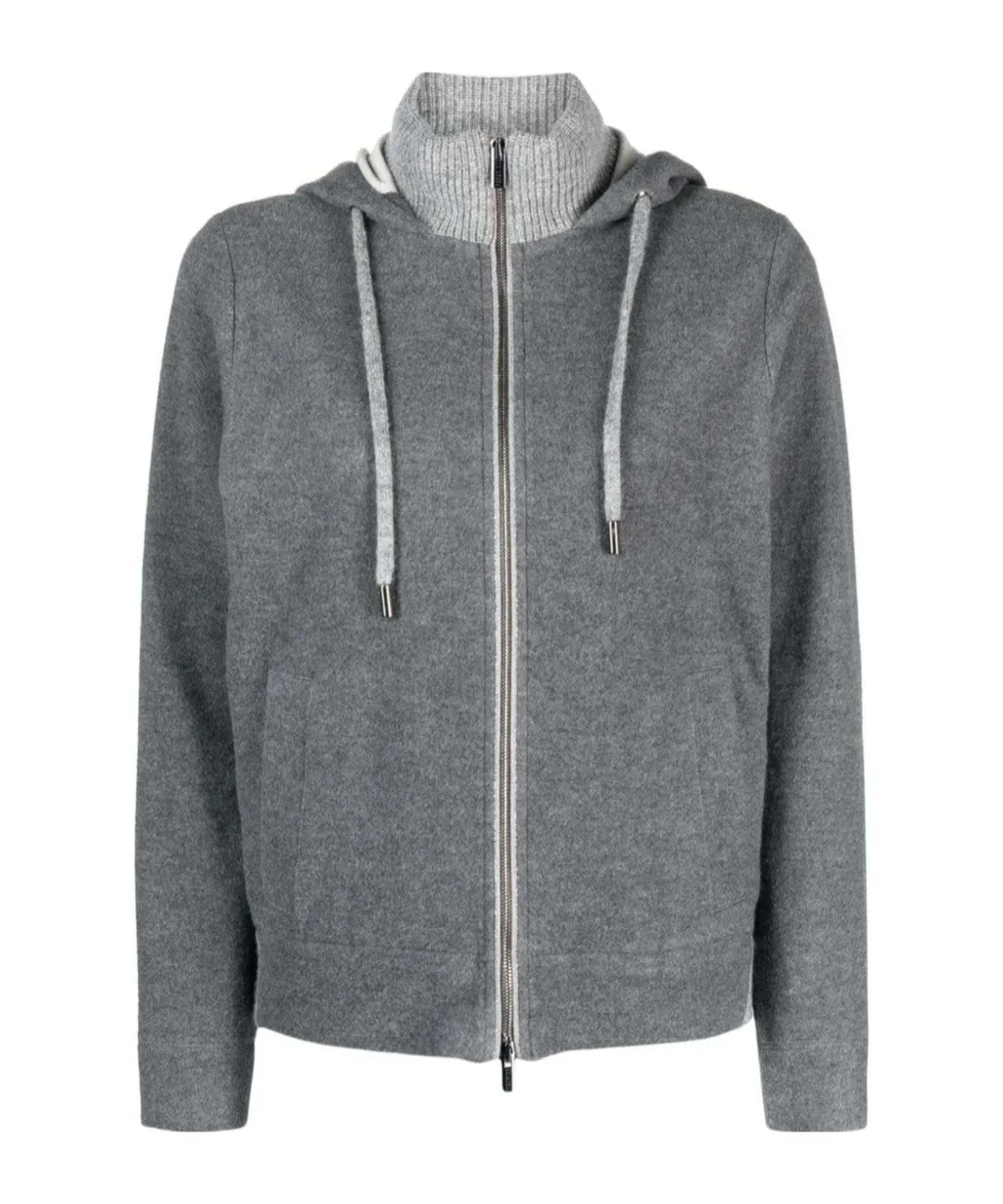 MÉLange-Effect Hooded Jacket