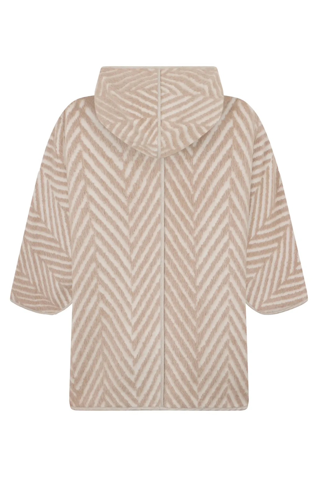 Herringbone Hooded Cape
