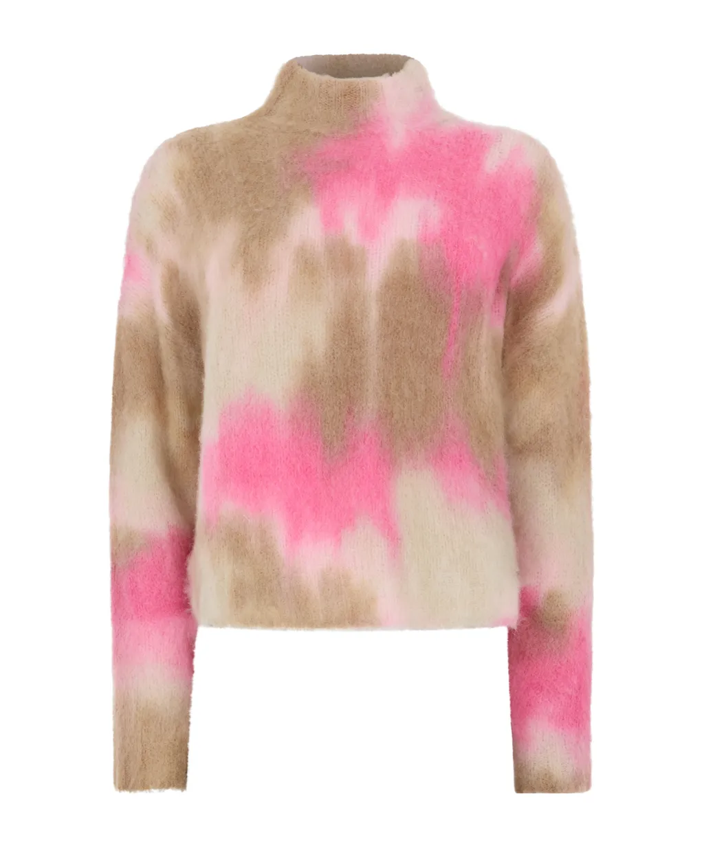 Faded-Pattern Sweater