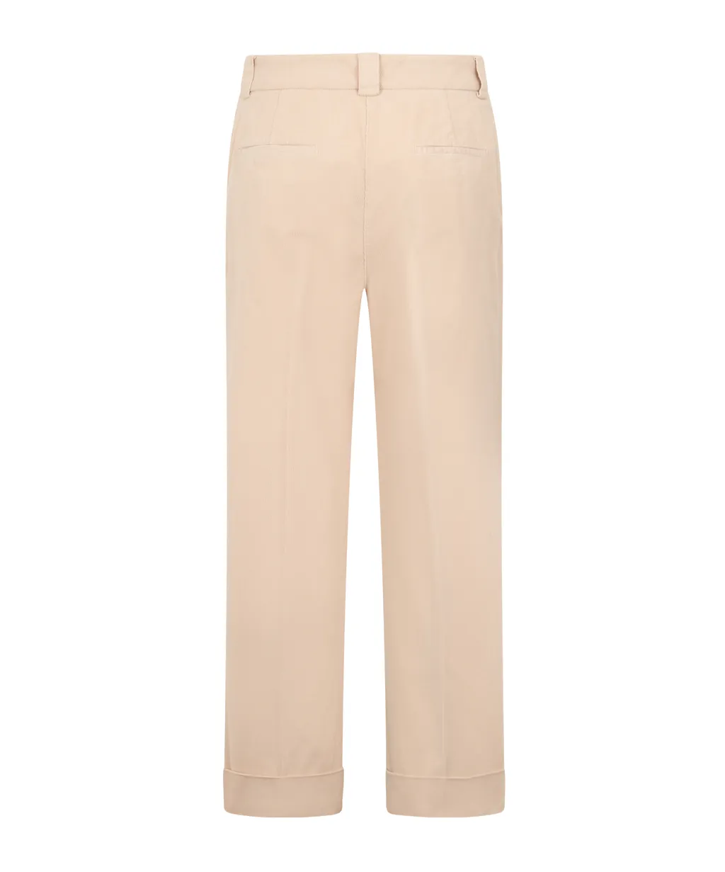 Cropped Straight Trousers